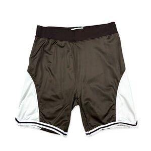 DeLong Vintage Brown & White Basketball Shorts